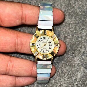 Vintage Xanadu Women's Watch with Mother-of-Pearl and Abalone Detail – 1960s/197